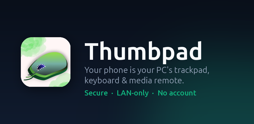 Thumbpad feature graphic